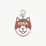 tag de identificação pet - modelo Akita da Dog Vibe