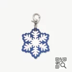 tag de identificação pet com qr code - modelo inverno - marca dog vibe